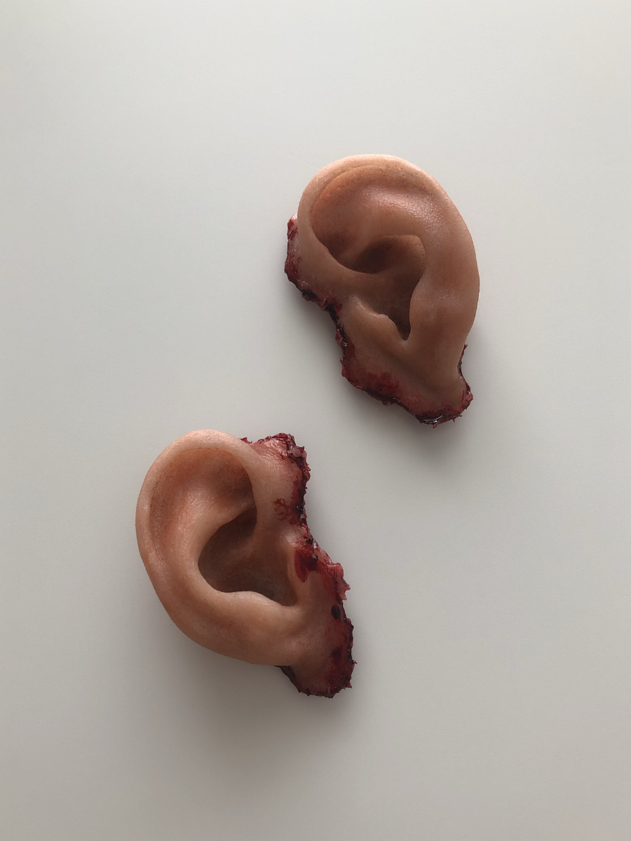 Oreilles arrachées réalistes - 2 pcs